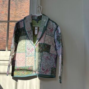 NWT Patchwork Quilted Jacket